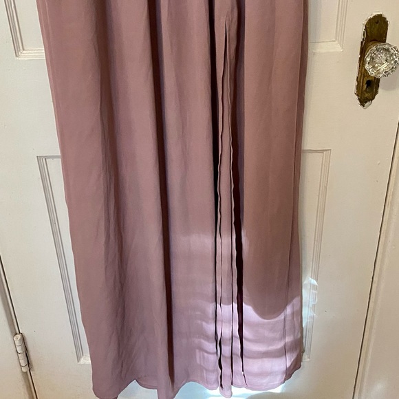 Tobi Maxi Dress Ruffle Back High split NWT - Picture 3 of 12
